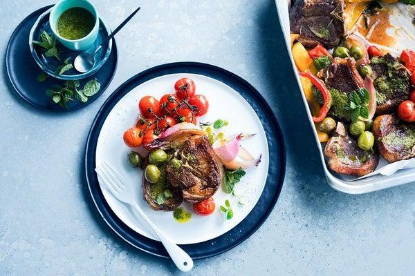 Eagle Vale Olives Recipe Baked Lamb Chops